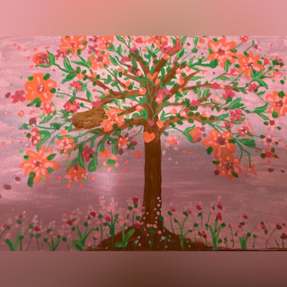 Floral Tree Art Print